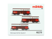 Laden Sie das Bild in den Galerie-Viewer, Selbstentladewagen Güterwagen Set Fals, SSB, Märklin H0 46279 neu, OVP
