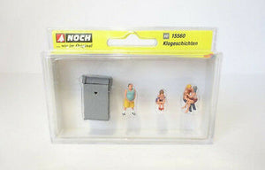 Noch H0 15560, Klogeschichten, 5 Figuren und Zubehör, neu, OVP