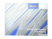 Laden Sie das Bild in den Galerie-Viewer, ROCO LINE Gleisset C Gleise mit Bettung, Roco H0 42011 neu OVP
