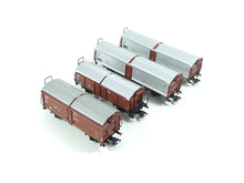Laden Sie das Bild in den Galerie-Viewer, Güterwagen Set Schiebedach-/Schiebewandwagen DB, 4 St., Märklin H0 47301 neu OVP

