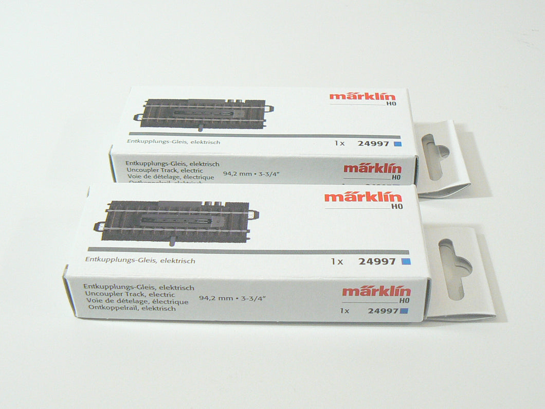Märklin H0 24997, 2 x Entkupplungsgleis, C - Gleis, neu, OVP