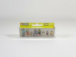 Modellbau Figuren Wanderer, 6 Figuren + Zubehör, Noch H0 15872 neu