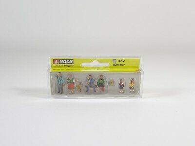 Modellbau Figuren Wanderer, 6 Figuren + Zubehör, Noch H0 15872 neu