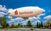 Laden Sie das Bild in den Galerie-Viewer, Modellbau Bausatz Luftschiff Sparkasse, Faller N 222412 neu, OVP
