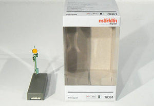 Märklin H0 70361, Vorsignal mit stellbarer Scheibe, mfx, DCC, neu, OVP