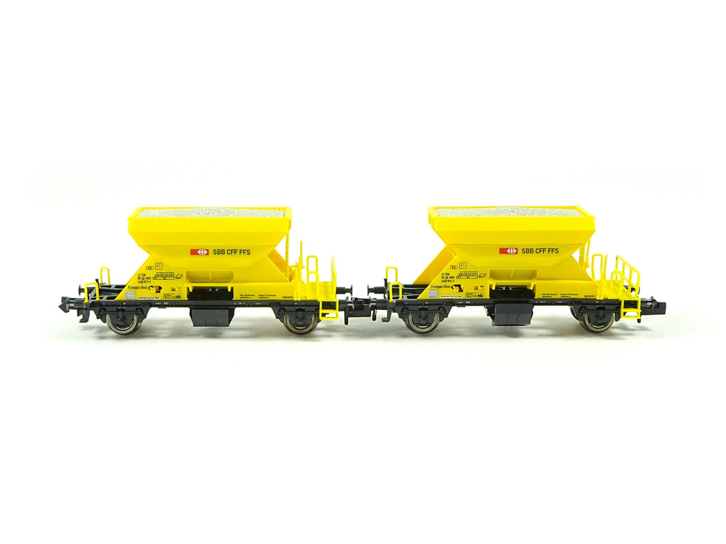 Schotterwagen Set SBB Infrastruktur 2 tlg., Fleischmann N 822914 neu OVP