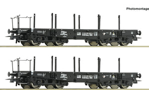 Güterwagen Set Schwerlastwagen DR 2 tlg. , Roco H0 6600031 neu OVP