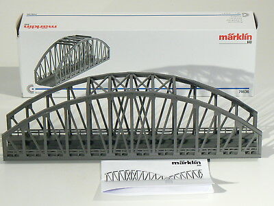 C Gleis Bogenbrücke 360mm,  Märklin H0 74636 neu, OVP