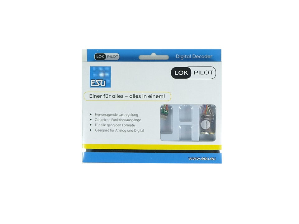 Decoder LokPilot 5 DCC, 6 pin NEM651, ESU H0 59626 neu, OVP
