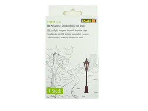 Modellbau LED-Parklaterne, Sechskantlaterne mit Krone, Faller N 272228 neu