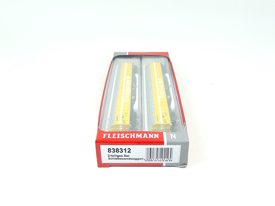 Fleischmann N 838312, 2 tlg. Set Großraum-Schiebewandwagen, SBB, neu, OVP