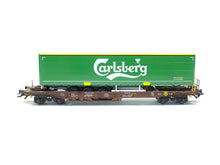 Laden Sie das Bild in den Galerie-Viewer, Güterwagen Set KLV, Tuborg/Carlsberg, Märklin H0 47109 neu
