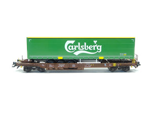 Güterwagen Set KLV, Tuborg/Carlsberg, Märklin H0 47109 neu