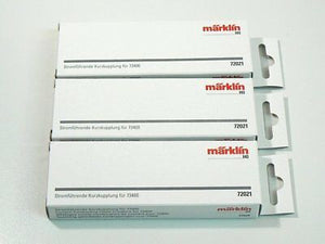 Ersatzteil Kupplung stromführend trennbar, Set 3 x Märklin H0 72021