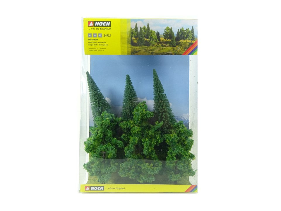 Noch H0 24622, Mischwald, 6 Stück, 14 - 18 cm hoch, neu, OVP
