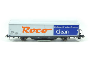 Gleis Schienenreinigungswagen, Roco Clean H0 46400 neu