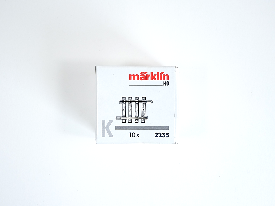 K Gleis Gleise gebogen R 424,6mm, 10 x Märklin H0 2235 neu, OVP