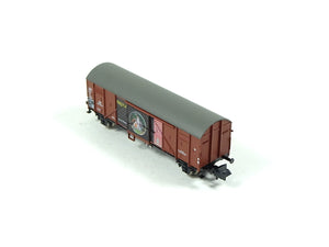 Gedeckter Güterwagen „75 Jahre Faller“, Minitrix N 18021 neu OVP