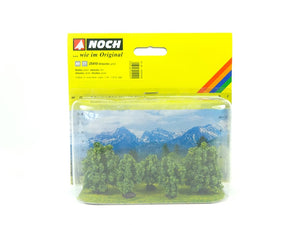 Noch H0 25410, Sträucher grün, 5 Stück, 3 - 4 cm hoch, neu, OVP