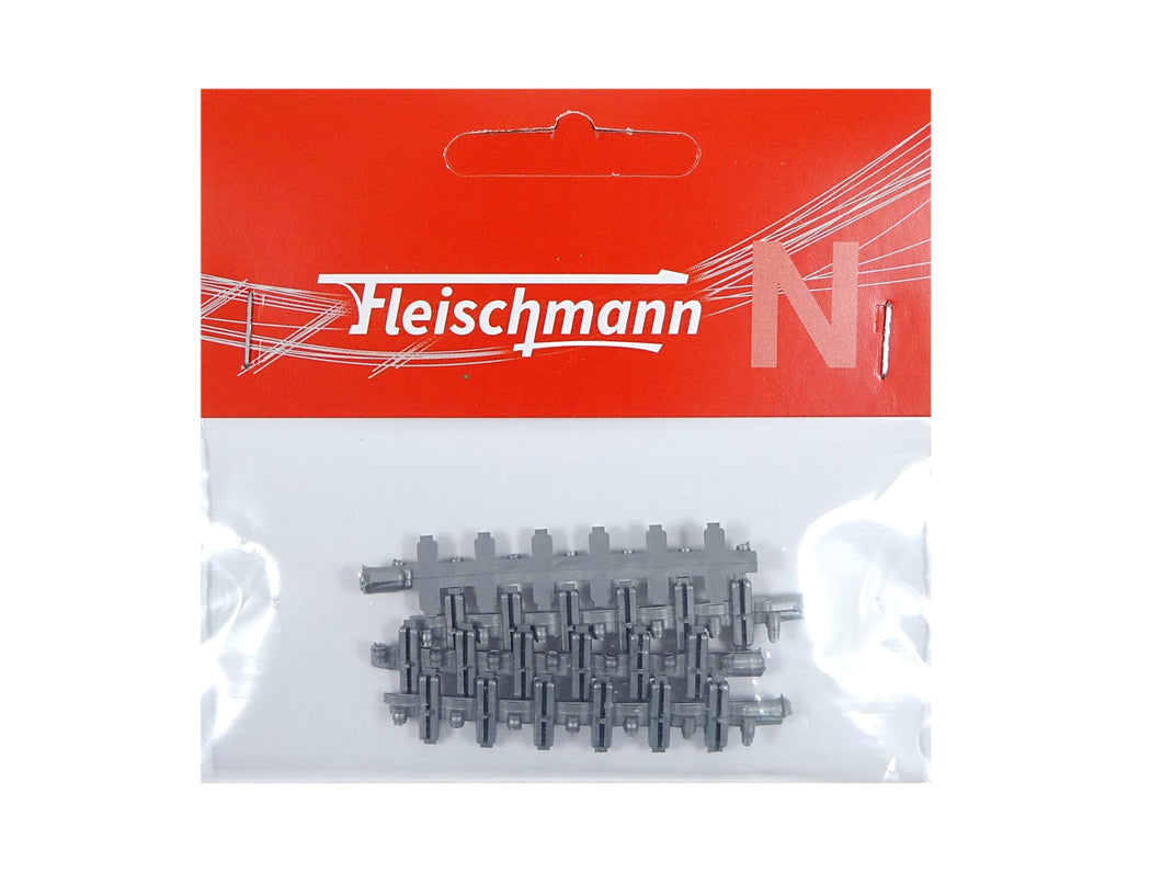 Fleischmann N 22214, Isolierschienenverbinder 24 Stück, neu, OVP
