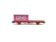 Laden Sie das Bild in den Galerie-Viewer, Güterwagen Containerwagen-Set Lgs 580 DB mhi, Märklin H0 47580, neu
