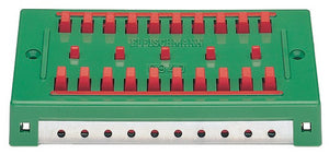 Modelleisenbahn Klemmplatte Klemmleiste Verteilerplatte 2-polig, Fleischmann 6940 neu