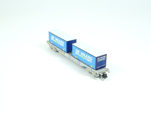 Laden Sie das Bild in den Galerie-Viewer, Fleischmann N 845373, Containertragwagen &quot;DE WAARD&quot;, AAE, neu, OVP
