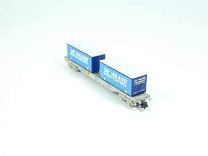 Fleischmann N 845373, Containertragwagen "DE WAARD", AAE, neu, OVP