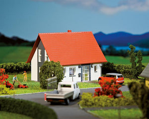 Modellbau Modellbahn Einfamilienhaus grau, Faller N 232321 neu OVP
