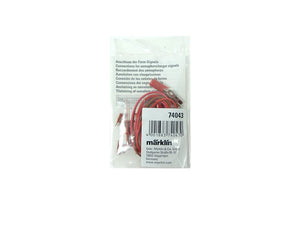 C-Gleis Anschlusskabel für Signale x 5, Anschluss-Garnitur Märklin H0 74043 neu, OVP