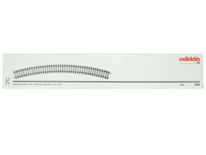 K Gleis Gleise gebogen, 10 x Märklin H0 2251 neu, OVP
