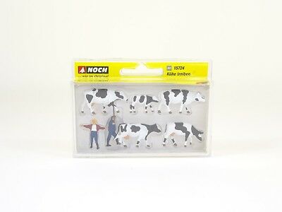 Modellbahn Figuren Tiere, Kühe treiben, Noch H0 15724 neu, OVP