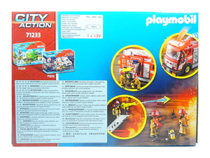 Feuerwehrauto Fire Truck m. Zubehör City Aktion, Playmobil 71233 neu OVP