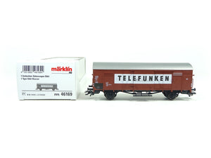 Gedeckter Güterwagen Gbkl TELEFUNKEN MHI, Märklin H0 46169 neu OVP