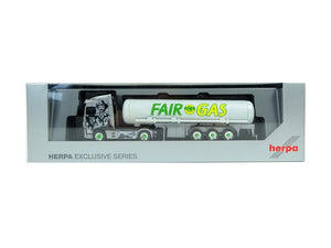 Herpa H0 943406, DAF XF SC Gastank-Sattelzug "Fair Gas", neu, OVP