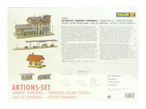 Modellbau Bausatz Aktions-Set Bahnhof Sonneberg, Faller H0 190085 neu