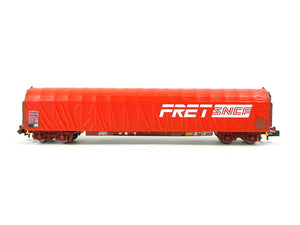 Güterwagen Schiebeplanenwagen Set SNCF, Minitrix N 15115 OVP
