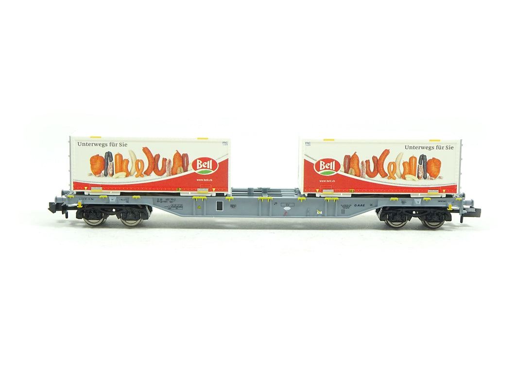 Güterwagen Containertragwagen, AAE, Fleischmann N 865243 neu OVP