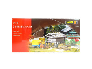Bausatz Modellbau 2 Getreidespeicher, Faller H0 191749, neu