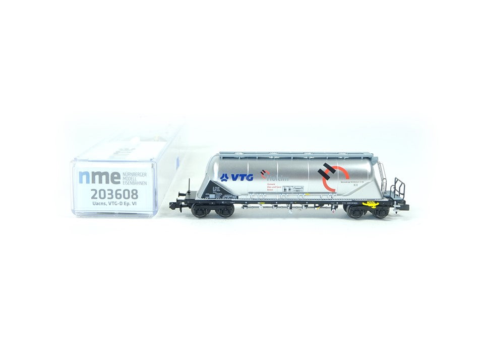 NME N 203608, Staubsilowagen Uacns VTG-Holcim, silber, neu, OVP