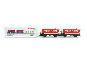 Güterwagen Bierwagen-Set Typ ZB DSB, Märklin H0 48777, neu