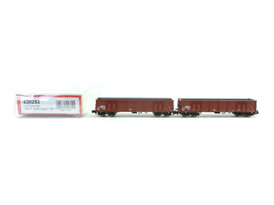 Güterwagen Set offene Güterwagen DR 2 tlg., Fleischmann N 830253 neu OVP
