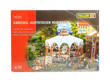 Laden Sie das Bild in den Galerie-Viewer, Bausatz Modellbau Karussell Kaffeetassen Heiderosen, Faller H0 140335, neu
