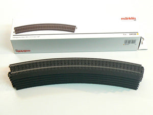 C-Gleis Gleise gebogen x 6, R 3, Märklin H0 24330 neu, OVP