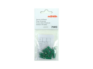 Modellbahn Stecker grün 10 Stück, Märklin 71413 neu, OVP