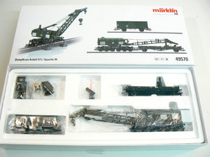 Märklin H0 49570, Dampfkran Ardelt, DB, neu, OVP