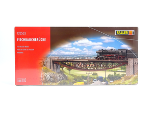 Modellbau Bausatz Fischbauchbrücke, Faller H0 120503 neu, OVP