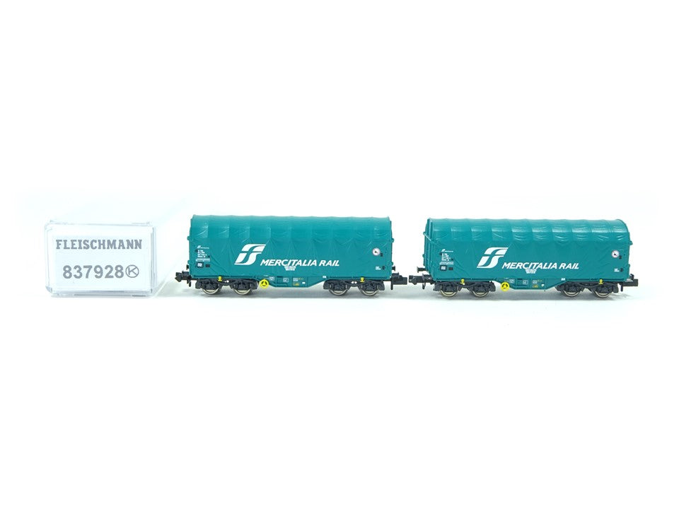 Güterwagen Schiebeplanenwagen Set FS 2-tlg., Fleischmann N 837928 neu, OVP