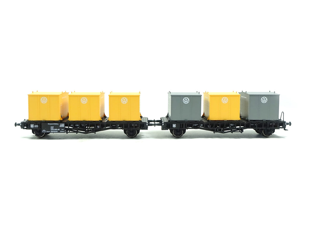 Trix H0 Güterwagen Behälter Transportwagen Laabs 24162 neu OVP