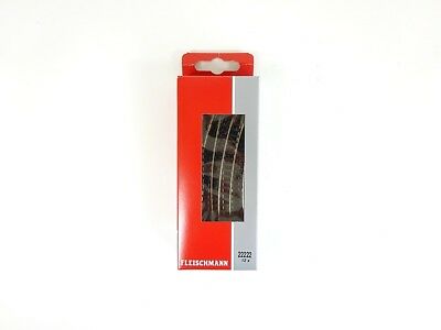 N Gleis Gleise gebogen R2, 30°,12 Stück, Fleischmann N 22222 neu, OVP